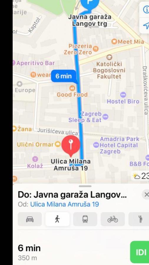 Bed & Breakfast Donji Grad Zagreb Exterior foto